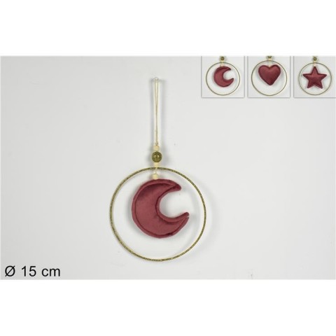 PENDENTE CERCHIO STELLA-LUNA-C